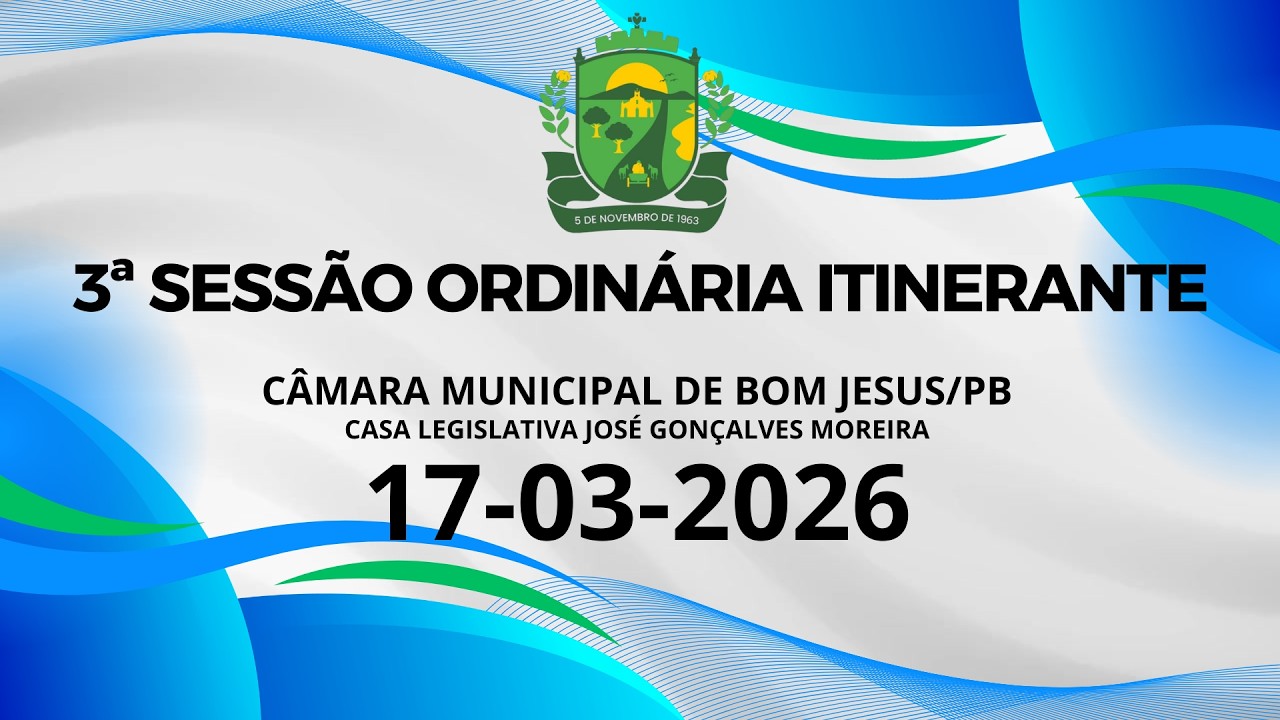 3ª Sessão Ordinária Itinerante