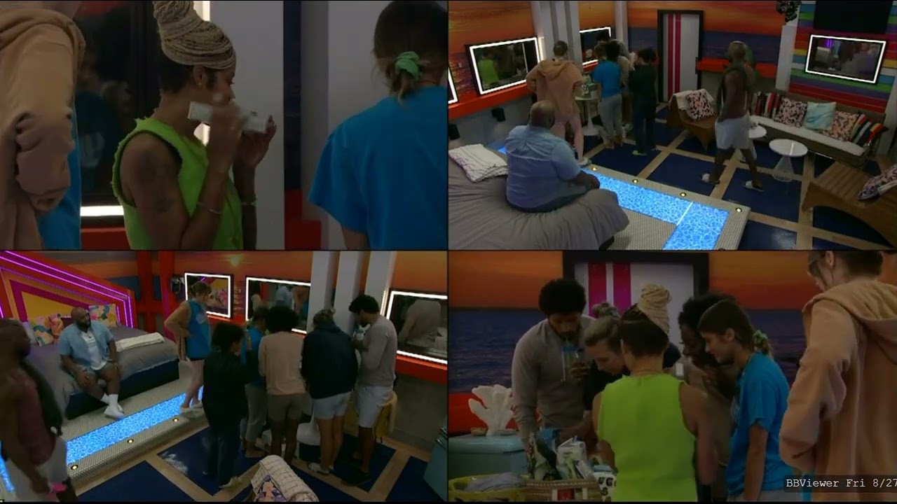 8-26 Who wants to see Tiff's HOH room pt 2 the squatty potty and BEYONCE! DF freaks out!