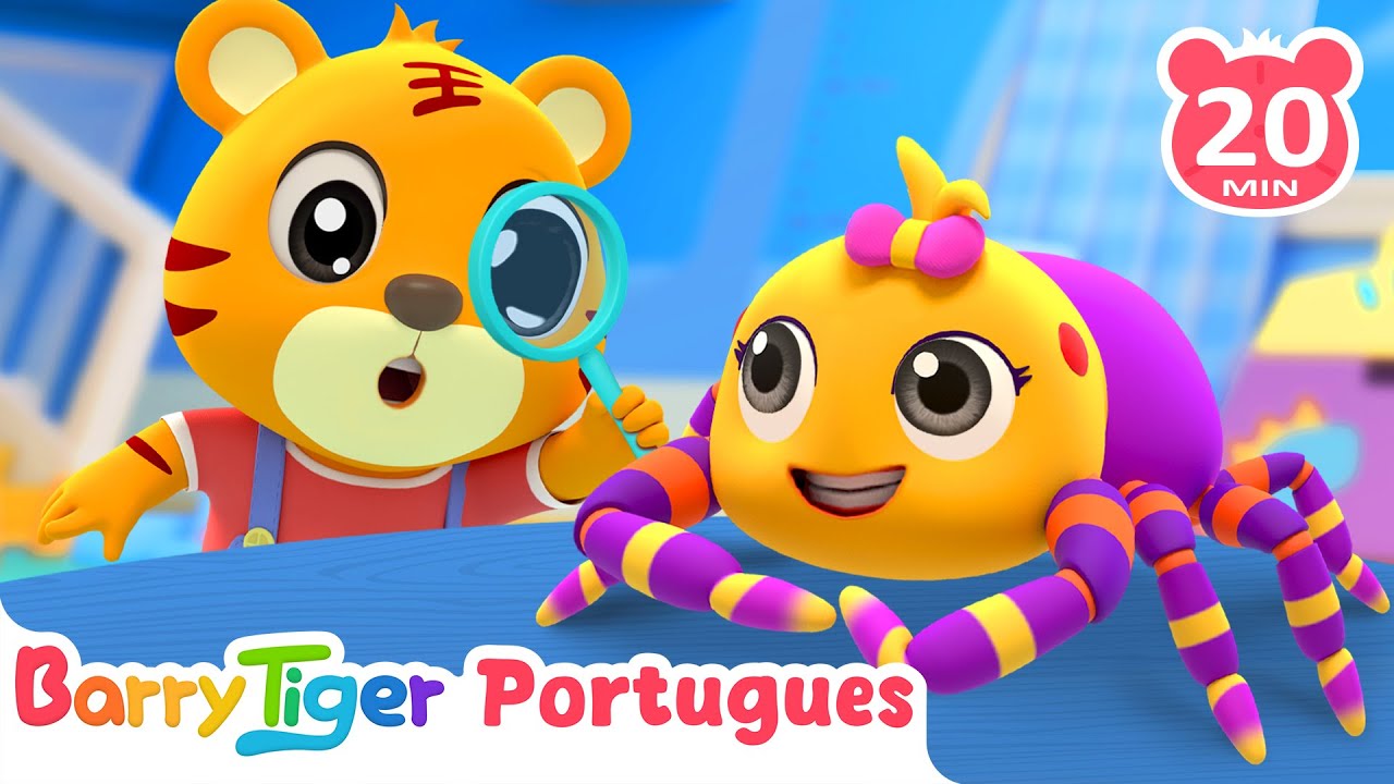 A Pequena Aranha Corajosa 🕸️ Música Educativa para Crianças | Canções Infantis | BarryTiger