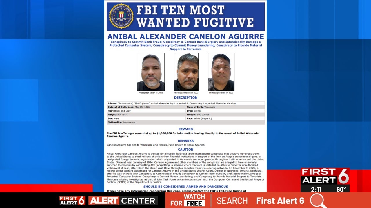 LIVE: FBI Looking for man working for Tren de Aragua