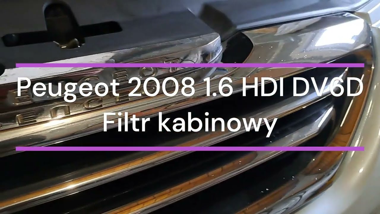 Peugeot 2008 1.6 HDI Filtr Kabinowy