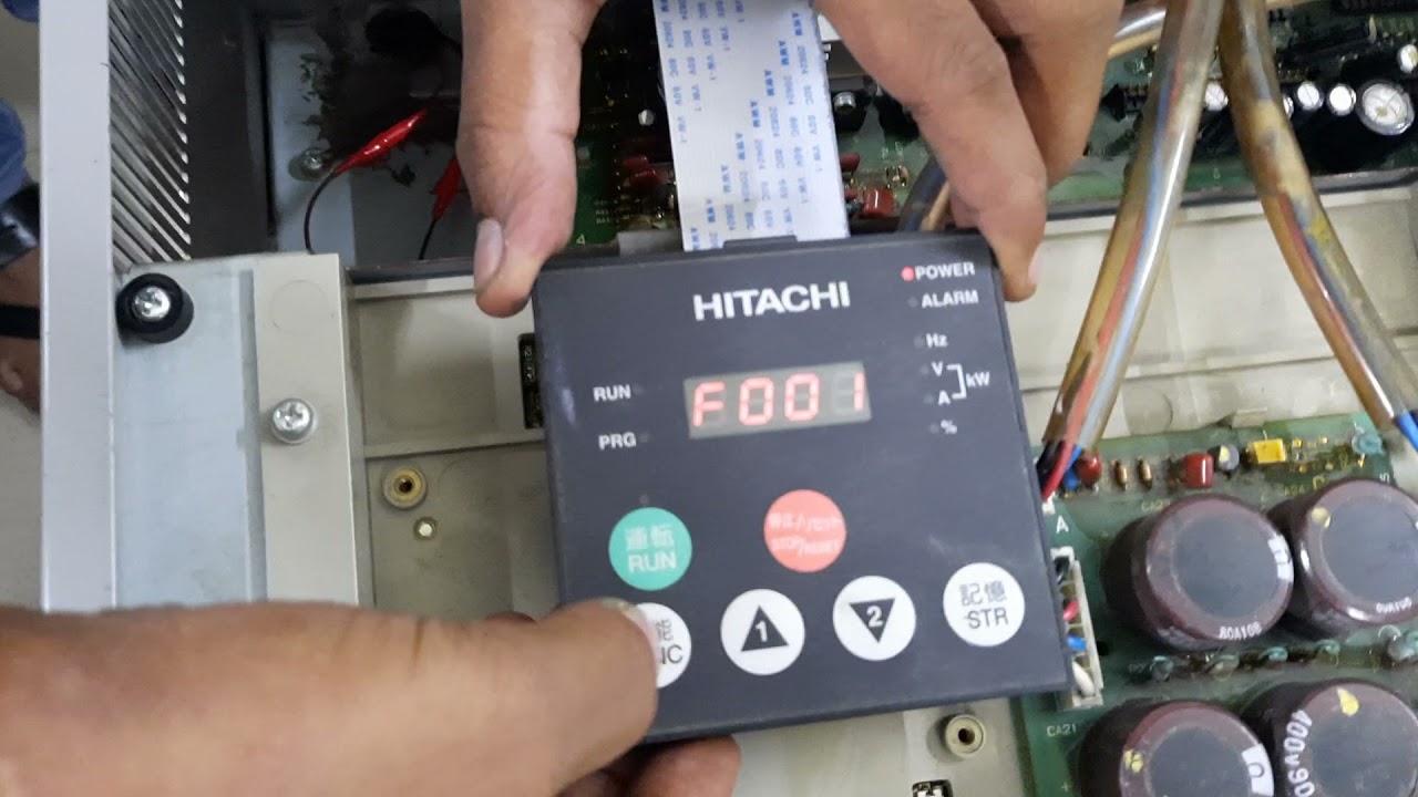 SJ300 HITACHI INVERTER💯💯💯 keyped mode running 💯💯