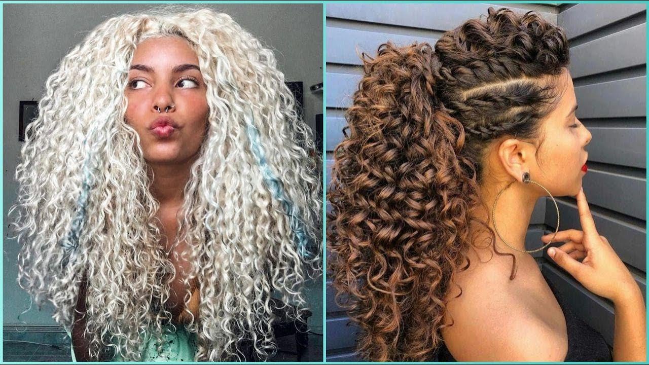 INCREIBLES IDEAS PARA CABELLO RIZADO | PEINADOS LINDOS Y RÁPIDOS