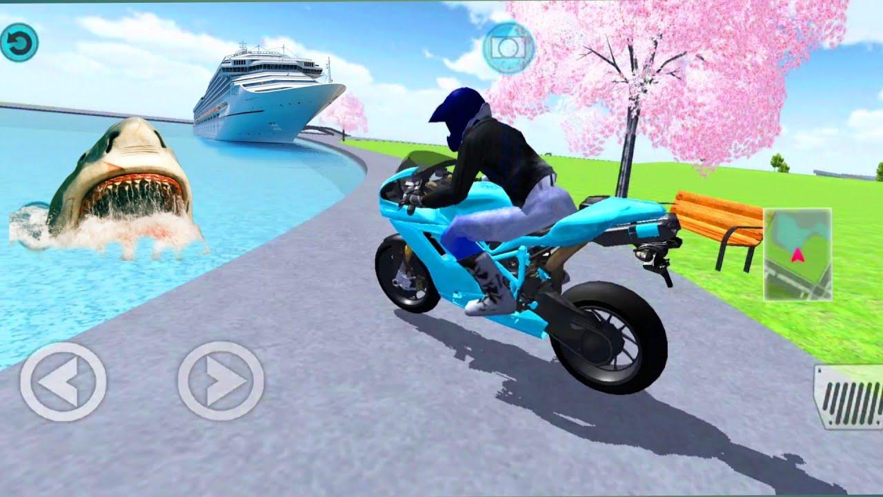 3D Driving Class Motorbike Games - Gas Station Funny Racing Bike - Android Gameplay #49