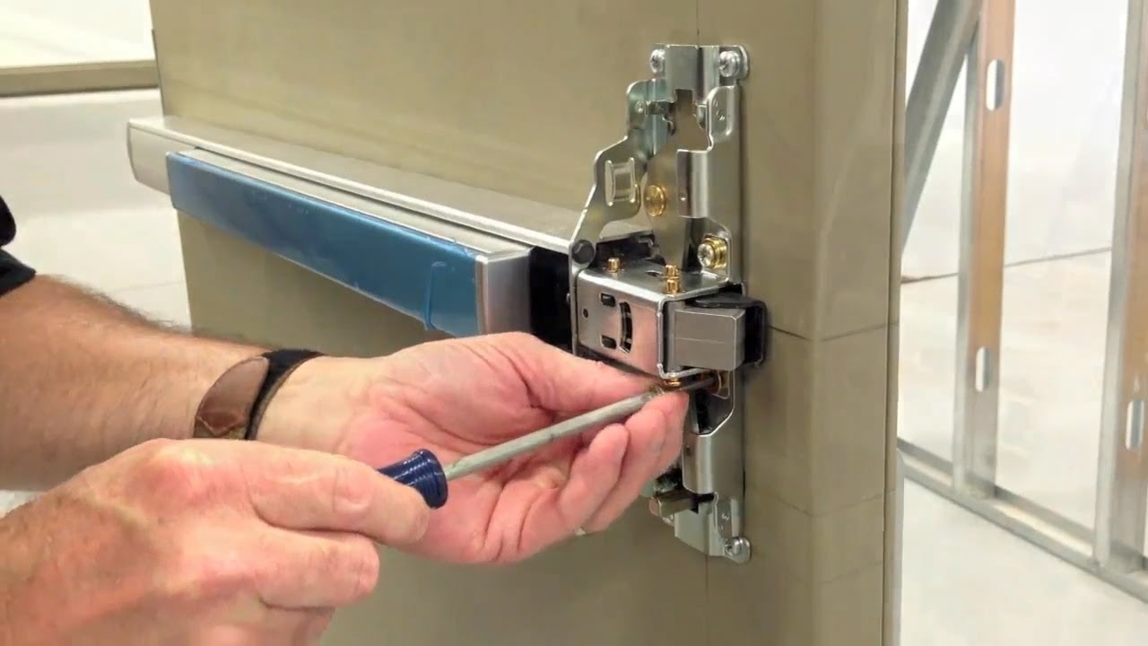 Installing a Falcon 25 Rim Exit Device