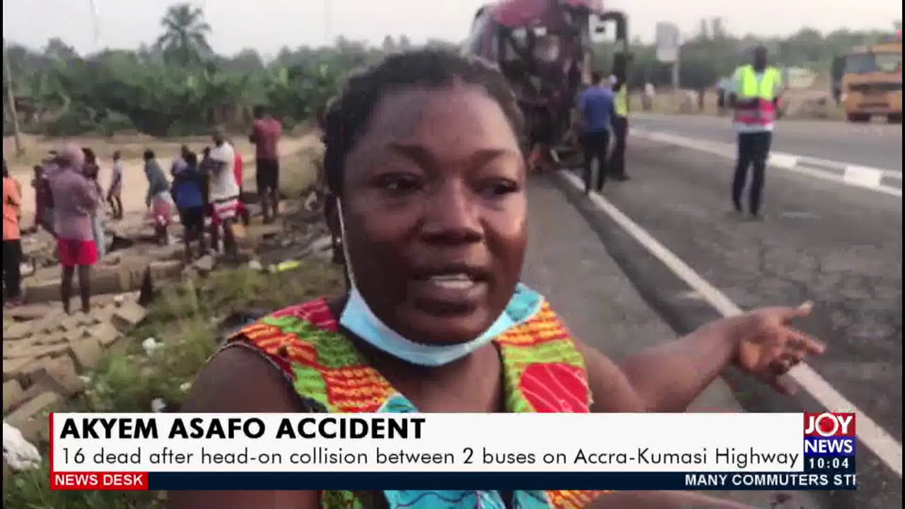 16 dead after head-on collision between 2 buses on Accra-Kumasi Highway - News Desk  (26-2-21)
