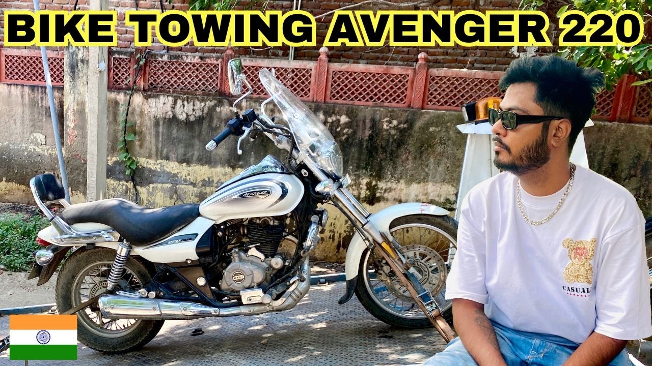 Bike Towing for Bajaj Avenger Cruise 220 | Self Start Problem | DJ BANA X