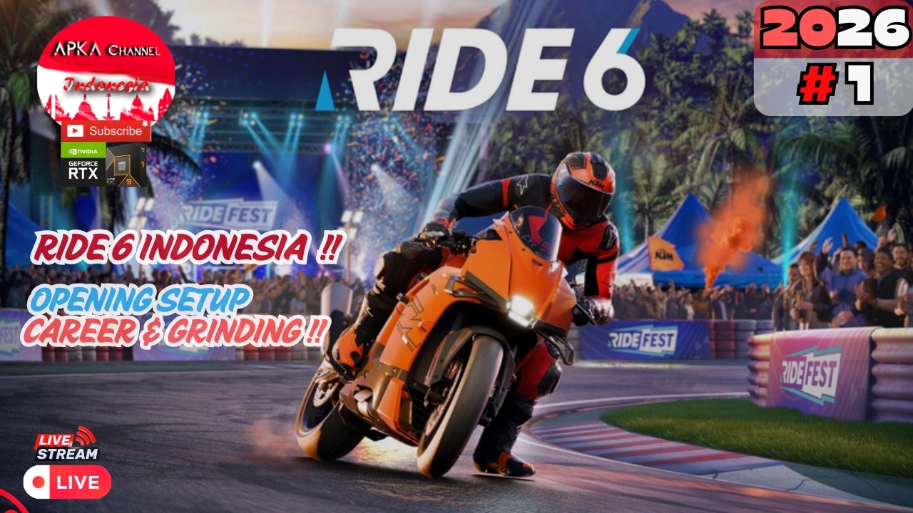 #steam RIDE 6 2026 | Indonesia Grinding & Career Championship !! Ep.1 #livestream #ride6 #jdm