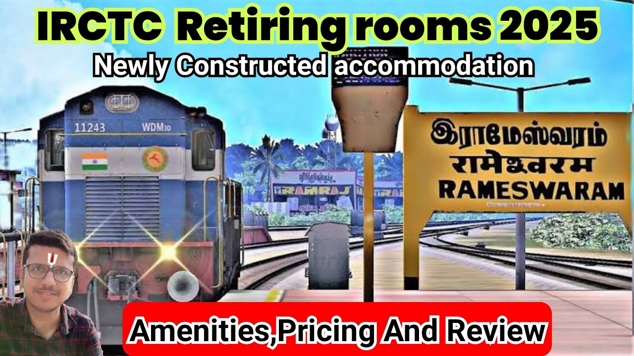IRCTC RetiringRoom in Rameswaram Railway Station 2025 ||Rooms for singles in Rameswaram #rameshwaram