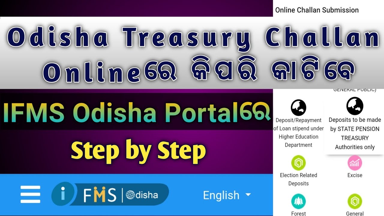 How to Make Treasury Challan In Odisha / Online Treasury Challan Odisha /