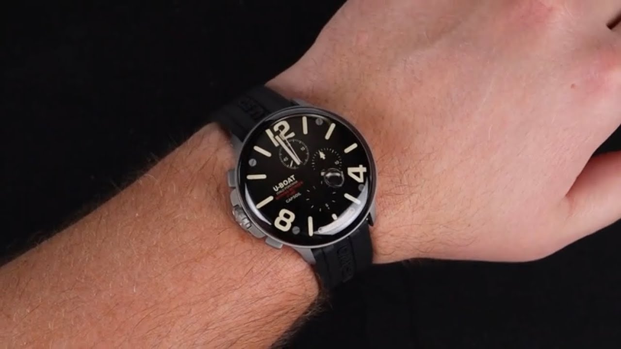 U-boat Capsoil Chronograph, oil filled!