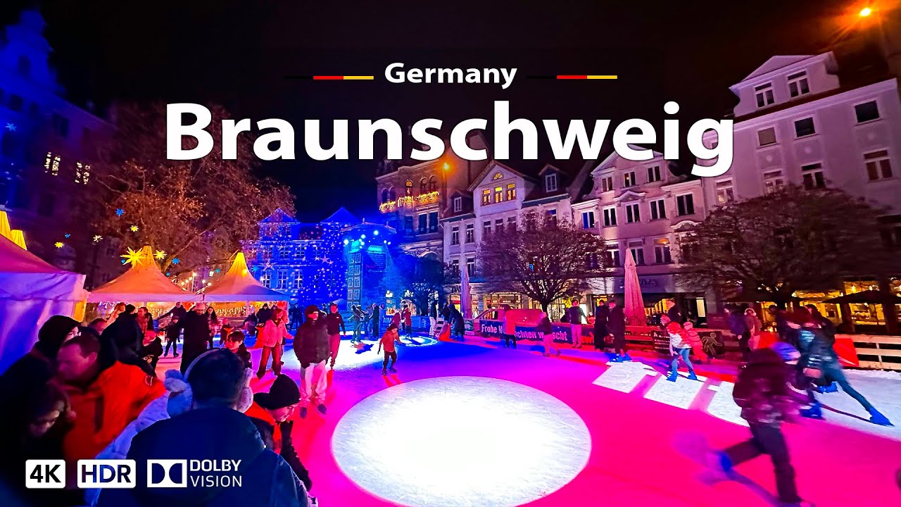 Braunschweig, Germany 🇩🇪 Christmas Market 2023 🎄 4K 60fps HDR ✨Cinematic Video Tour