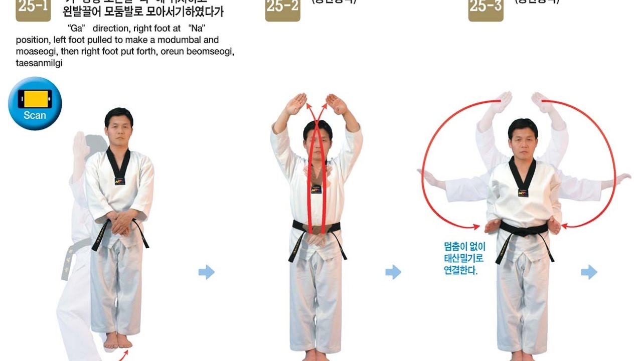 THE EXPLANATION OF OFFICIAL TAEKWONDO POOMSAE 2 chonkwon 05