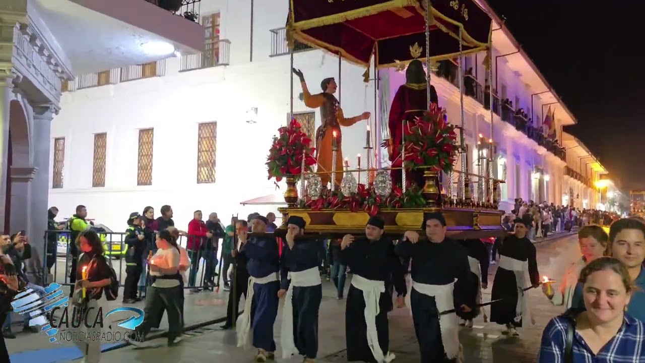 Procesión del Jueves Santo en Popayán. Semana Santa 2025