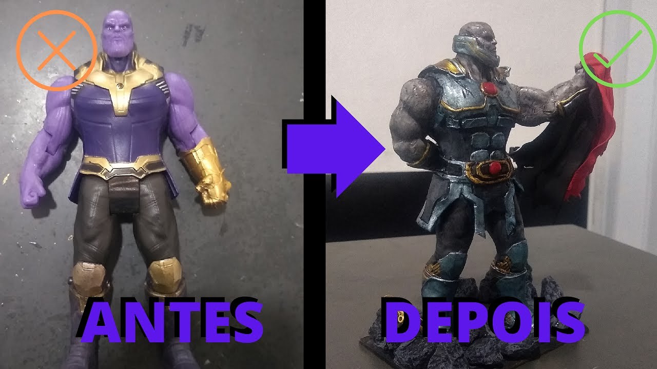 TRANSFORMANDO O THANOS NO DARKSEID - TOY MAKEOVER