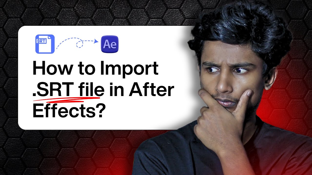 How to Import SRT File in After Effects? | Add Auto Subtitles Using a Free Plugin