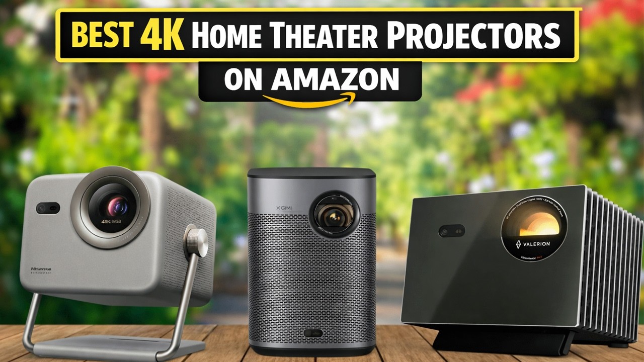 The 3 Best 4K Home Theater Projectors ON AMAZON