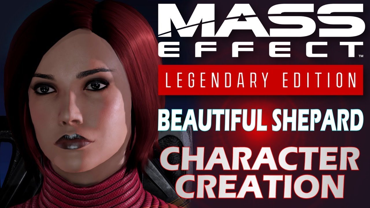 Mass Effect Legendary Edition- Create A Good Looking Female Shepard (Character Creation for ME 1-3)