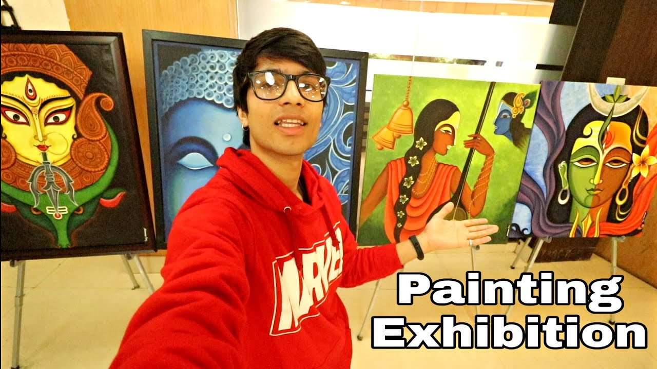 Painting Exhibition 😍 at GJU University
