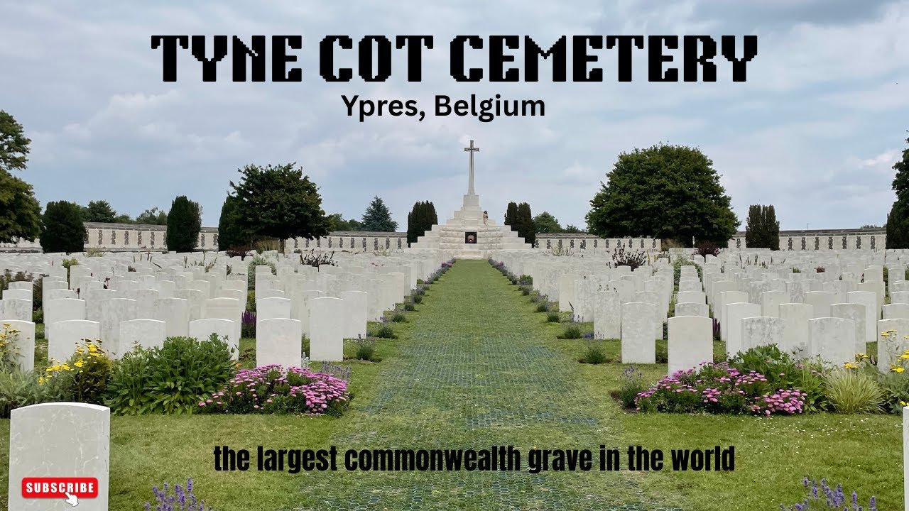 TYNE COT CEMETERY, the largest commonwealth war graves WW1 /Espanyolang PINAY