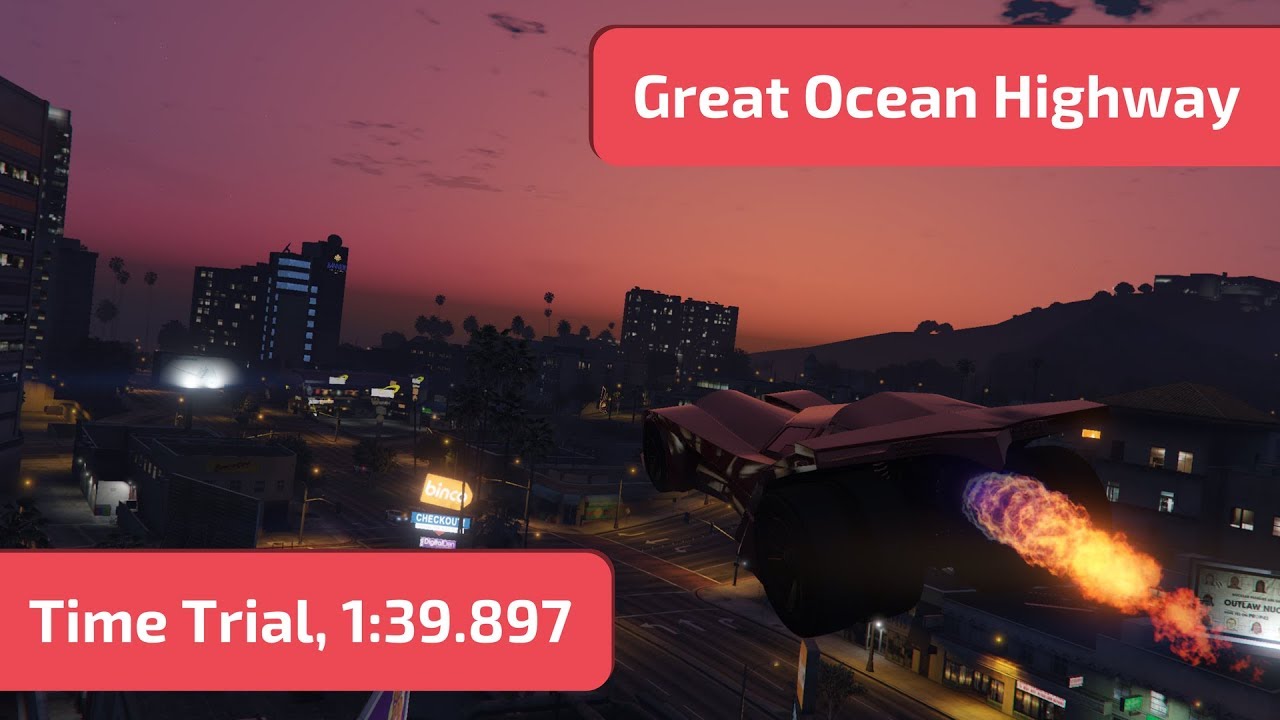 GTA Online - Great Ocean Highway (Time Trial, 1:39.897) Vigilante
