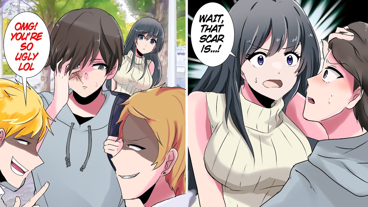 Classmates Laugh About My Scars, But A Hot Girl In Class Realized It's Actually.. (RomCom Manga Dub)