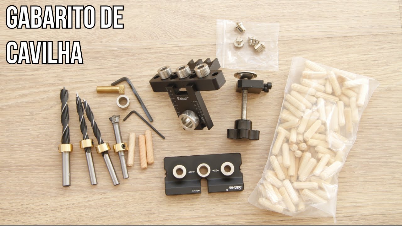 O mais versátil Gabarito de Cavilha e Mini Fix!!  Unboxing e Review