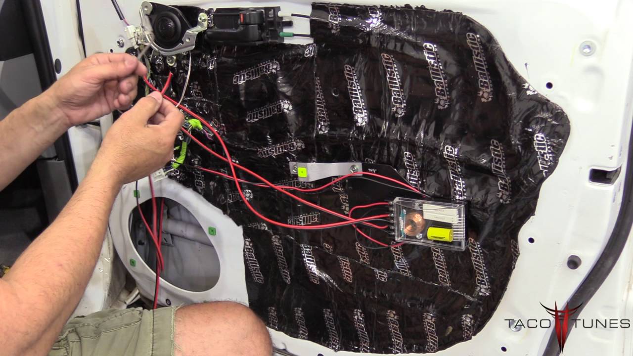How to install component speakers in your toyota tacoma Double Access Cab 2005 2015