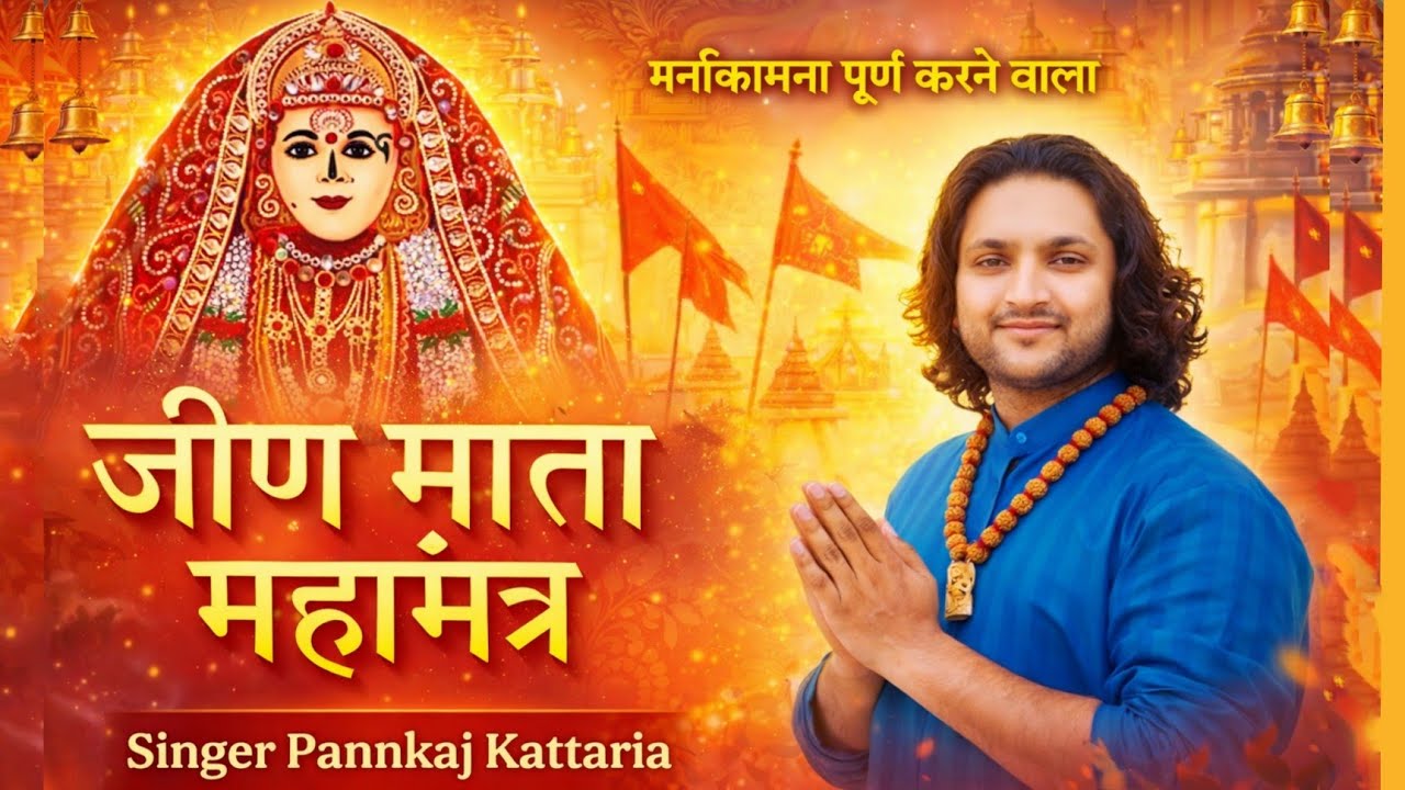 Jeen Mata Mantra - Jeen Bhagwate Namah 108 times | जीण भगवते नमः 108 जीण मंत्र - Pannkaj Kattaria