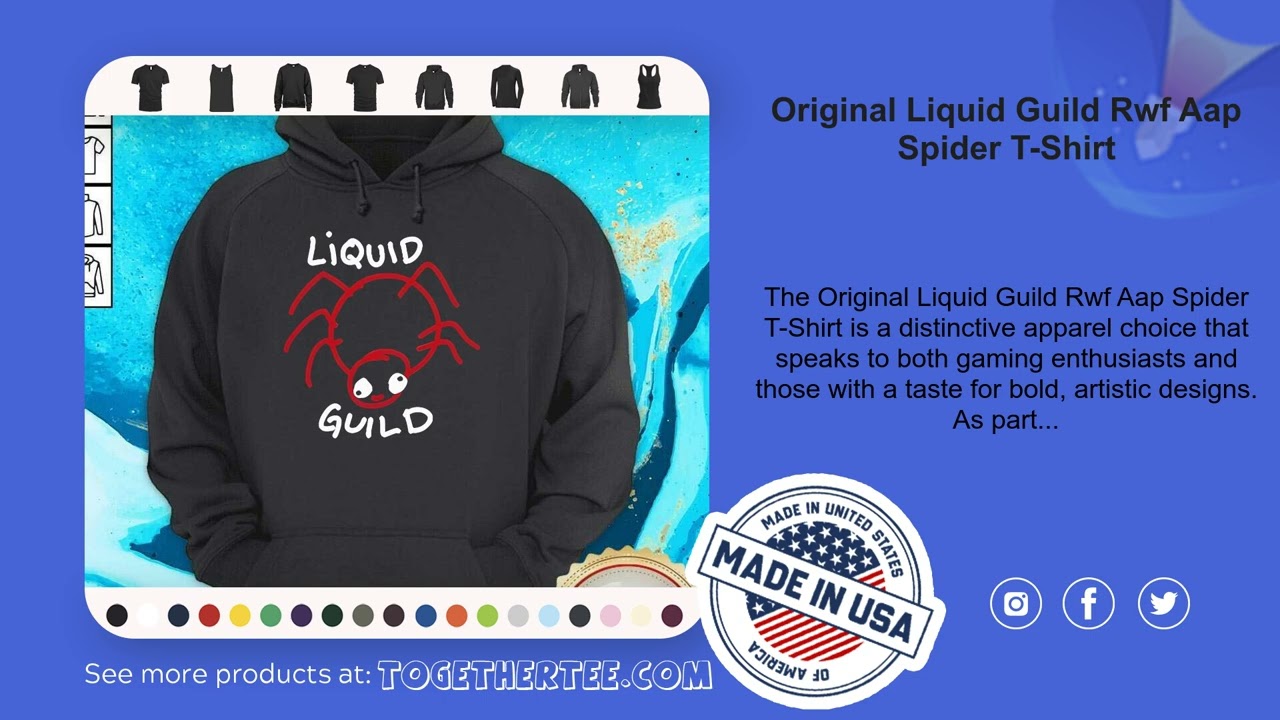 Original Liquid Guild Rwf Aap Spider T-Shirt