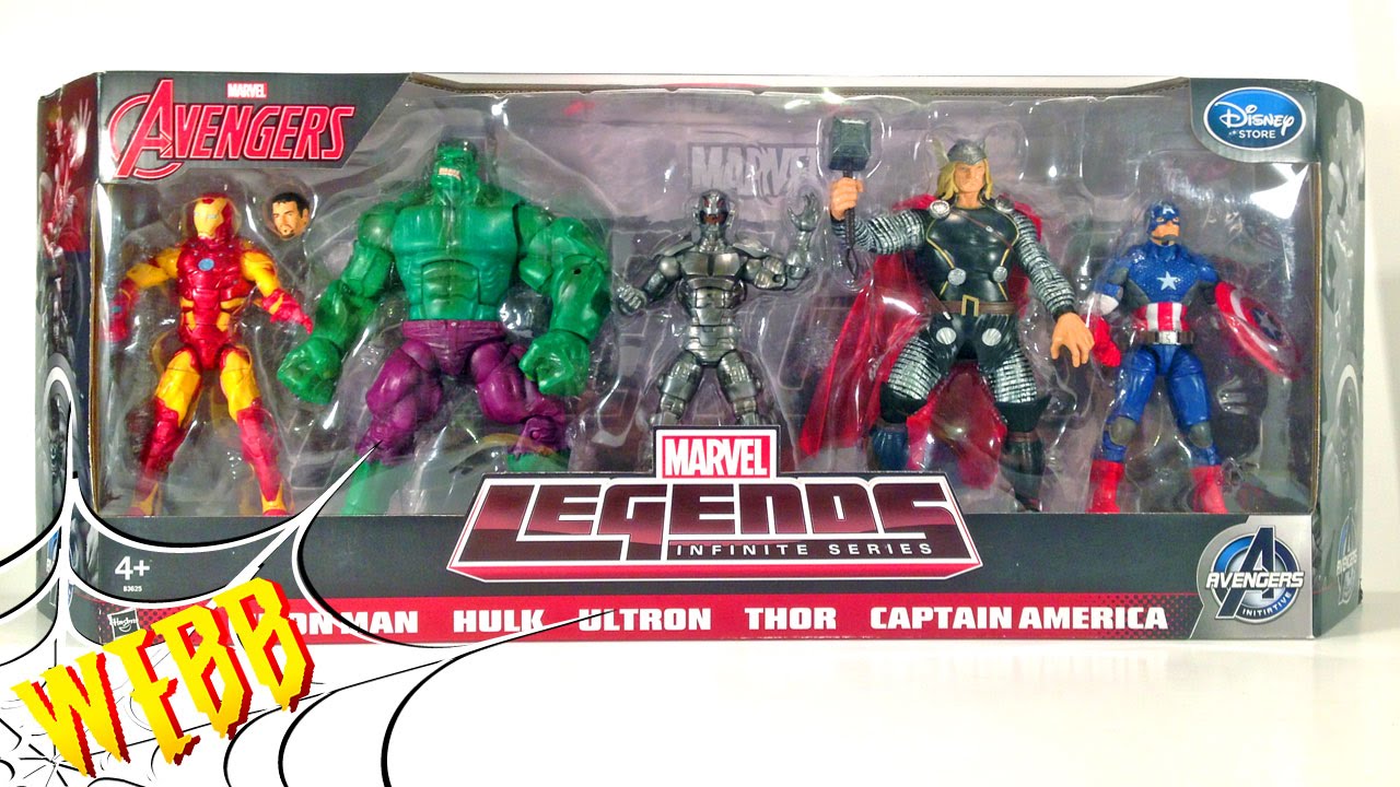 Marvel Legends Disney Store Exclusive AVENGERS Action Figure Reviews