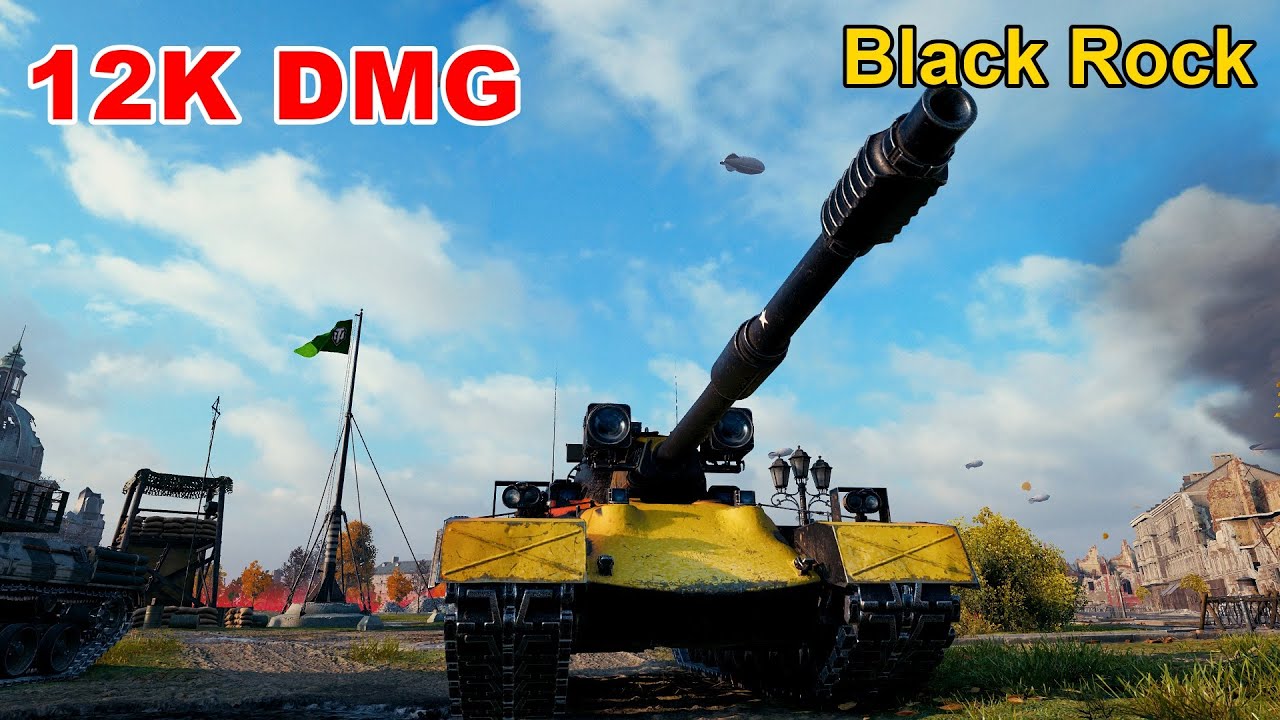 Black Rock - 12K Damage - Map: Ruinberg - Player: xolafx - Server: EU | World of Tanks
