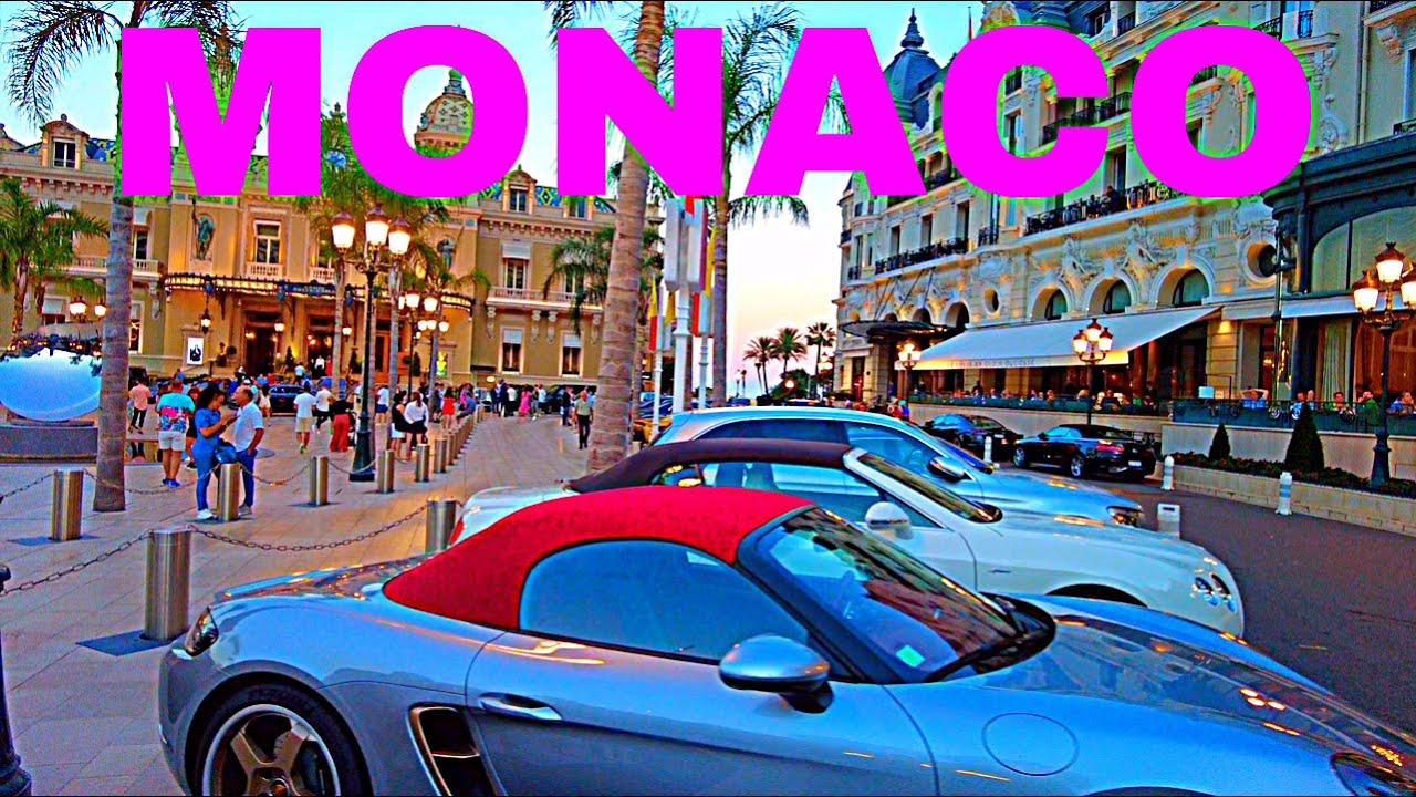 Monte Carlo, Monaco Walking Tour (4k Ultra HD 60fps) | 4K City Life