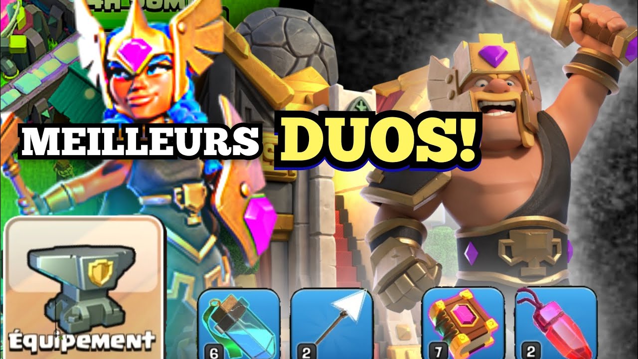 LES MEILLEURS DUOS À UTILISER POUR CHAQUE HÉROS POUR TOUT LES HDV! (MAJ HDV 16)