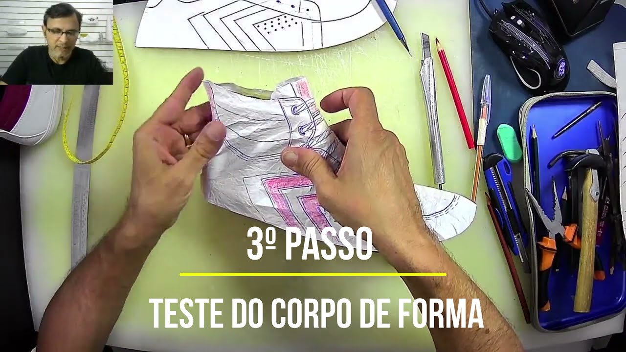 Design e Modelagem de tênis abotinado
