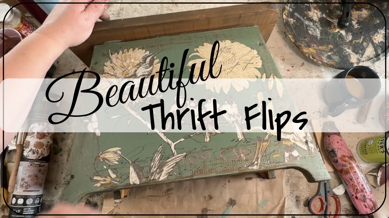 How to GIVE Old Thrifted Items a STUNNING Rustic LOOK! Reselling DIY Thrift Flips for Profit