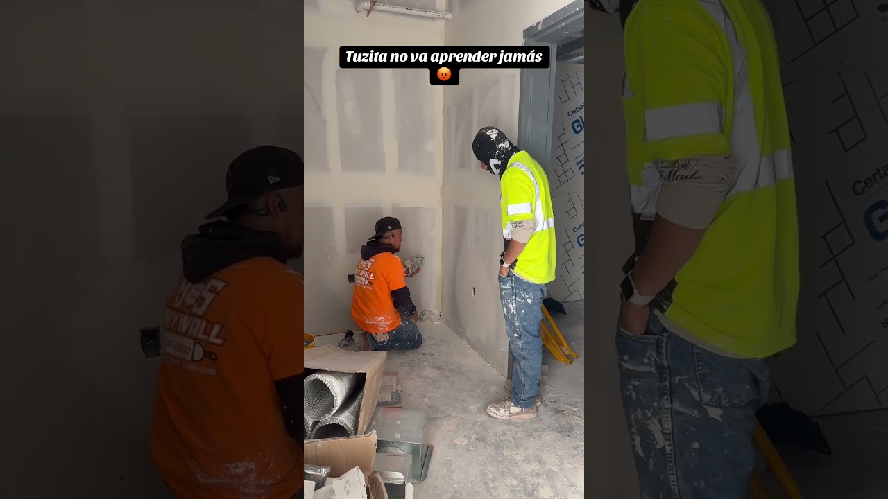 ✅🔥😡Tuzita no va aprender el Drywall 🔥😡✅ #construcci&oacute;n #drywall #foryourpage #viralreels