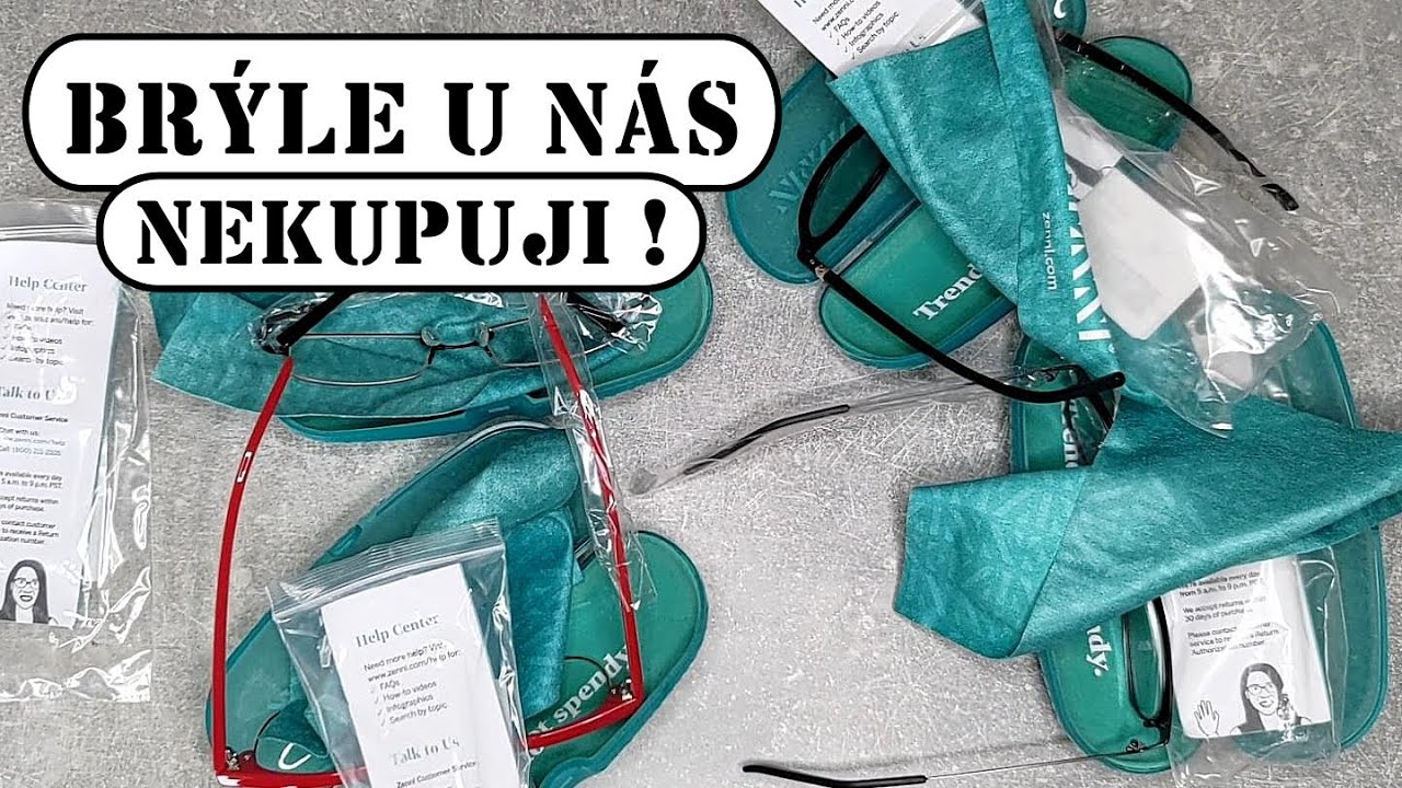 Brýle z číny Zenni Optical | Nákupy v Číně
