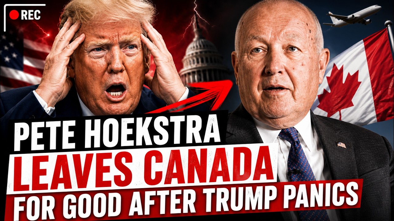 Пит Хукстра НАВСЕГДА покидает Канаду после того, как Трамп впал в ПАНИКУ