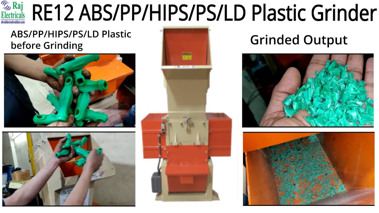 ABS/PS/HIPS/PP/LD Plastic Grinder - Mob: +91-9870012462, +91-9786115110 and +91-8169994717