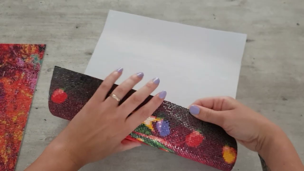 Diamond Painting : Analyse de la colle l'adhésive de Cléopâtre après séchage