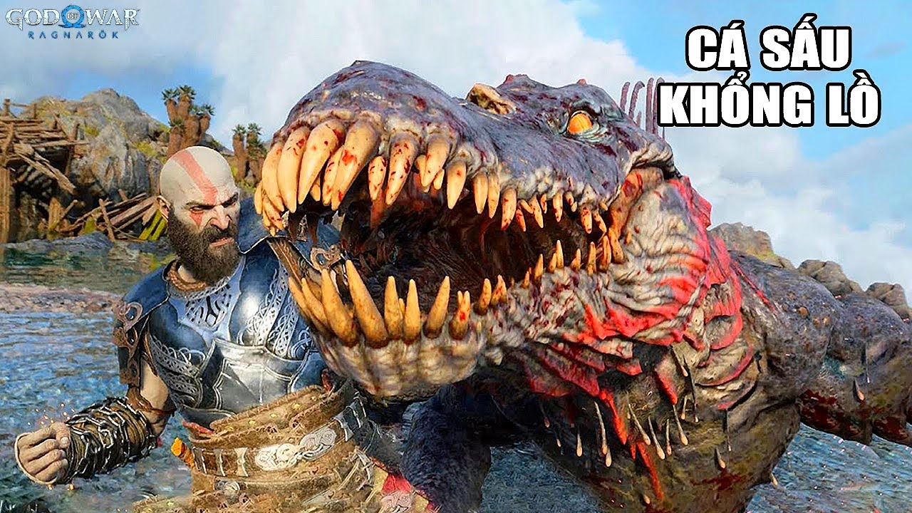 GOD OF WAR nhưng tôi gặp CÁ SẤU KHỔNG LỒ