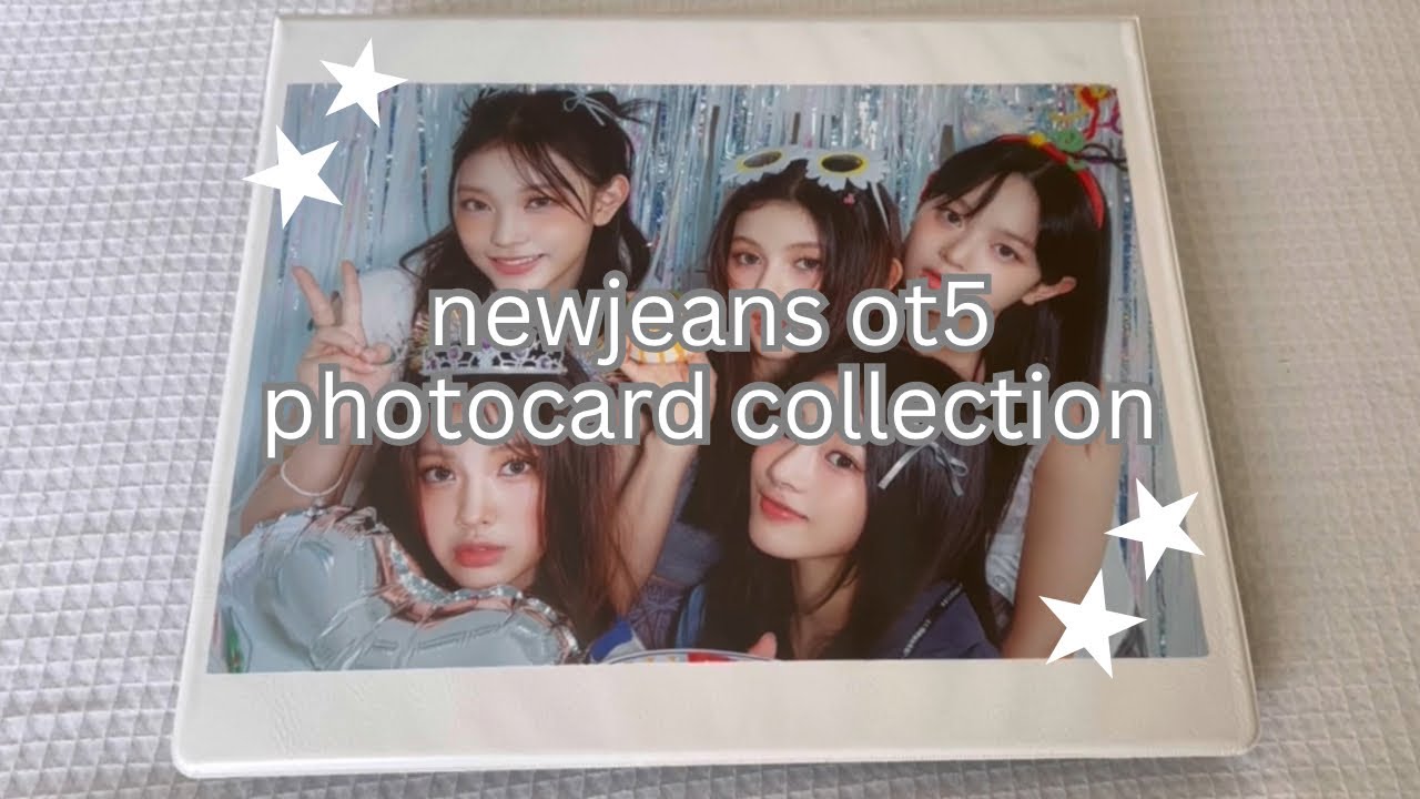 my (almost) complete newjeans ot5 photocard collection ☆