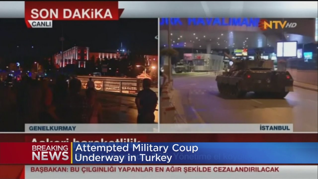 Military Faction Launches Coup Attempt In Turkey