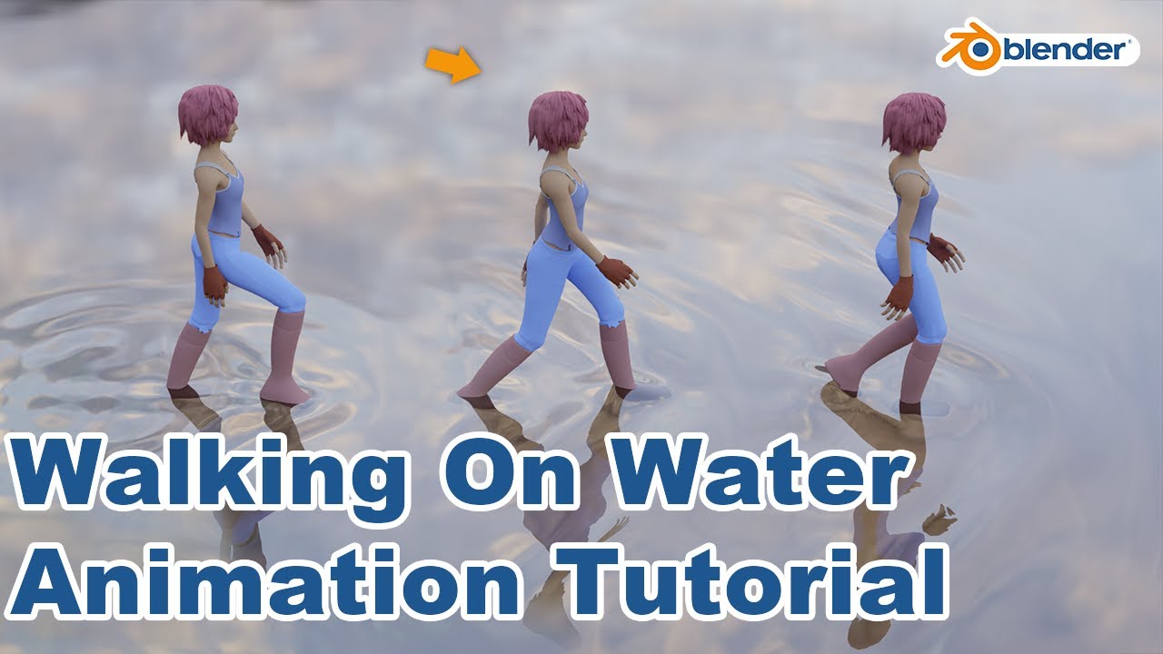 Walking On Water Animation Tutorial || Blender 2.92