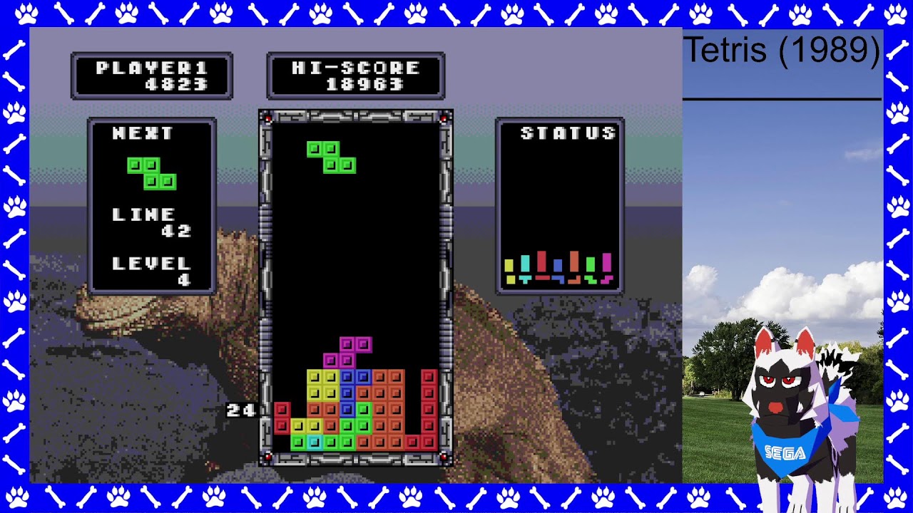 Tetris (1989) [Beating All Sega Genesis Games 074] - Act 1