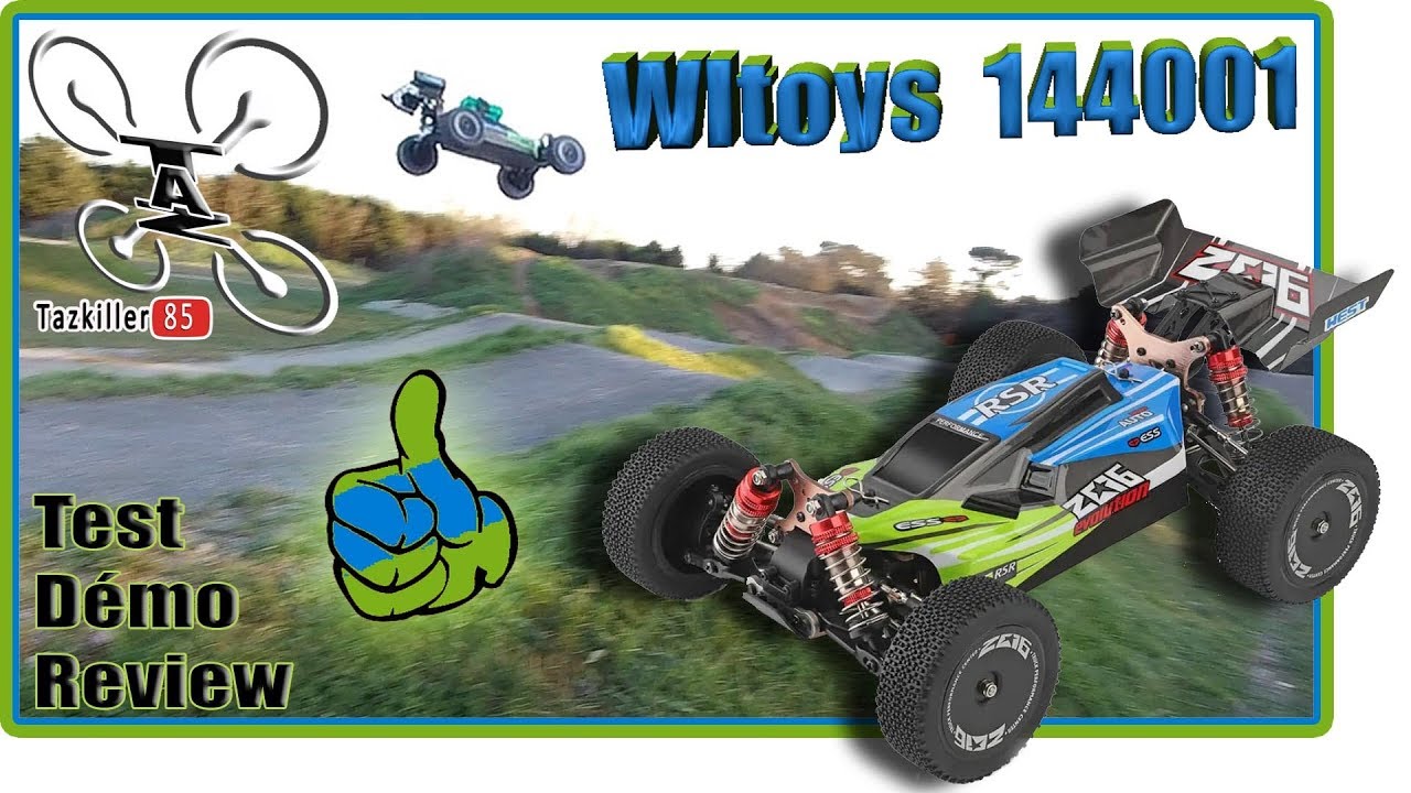 WLTOYS 144001 - Review Test Démo (Partie 2) - Un petit Buggy plein de ressources !!!