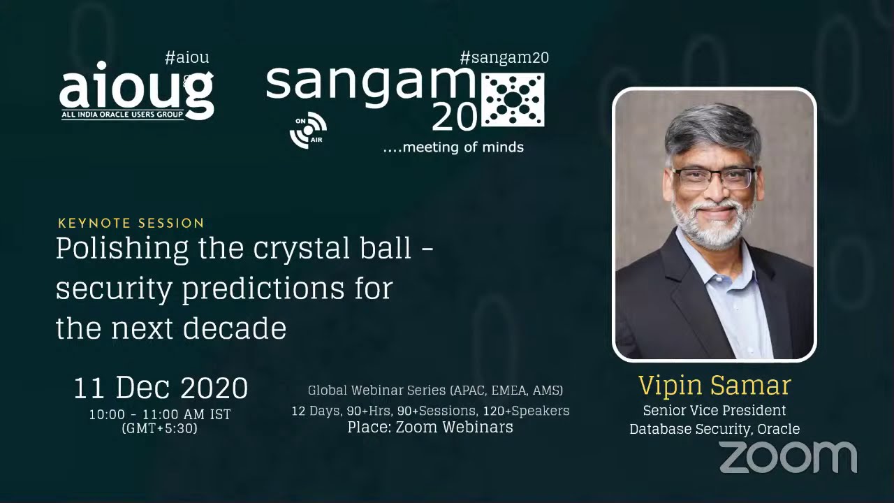 Polishing the crystal ball - database security predictions for the next decade