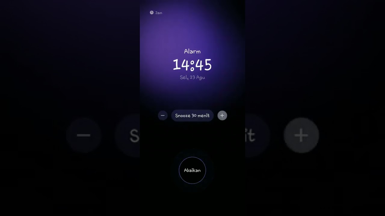 SAMSUNG GALAXY A6+ ALARM ⏰ SNOZEE 60 MINUTES