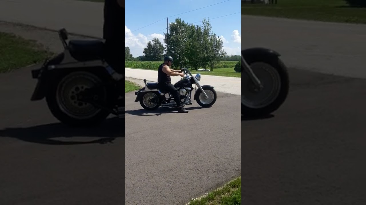 '99 Harley Davidson Fat Boy - 1340cc - Loud Snapping Pipes - Out For A Rip!! 🔥